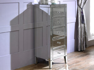 Birlea Valencia Narrow 5 Drawer Chest