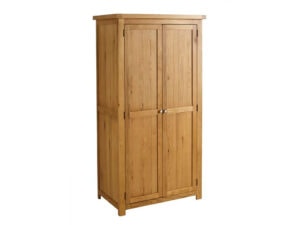 Birlea Woburn 2 Door Wardrobe in Solid Oak