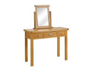 Birlea Woburn 3 Drawer Dressing Table in Solid Oak
