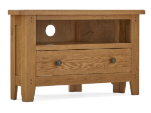 Corndell Global Home Burford Corner TV Unit With Drawer