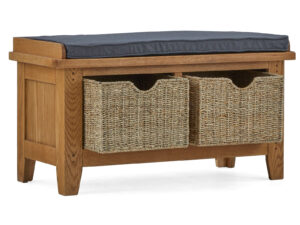 Corndell Global Home Burford Hallway Bench With Basket