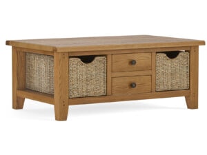 Corndell Global Home Burford Large Coffee Table With Basket