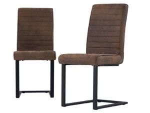 Corndell Global Home Jersey Cantilever Dining Chair Tan