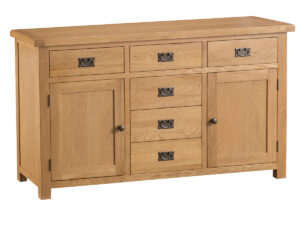 Furniture Mill Corby 2 Door 6 Drawer Sideboard