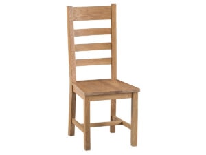 Furniture Mill Corby Ladder Back Chair Wooden Seat