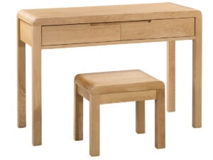 Julian Bowen Curve Dressing Table and Stool Set