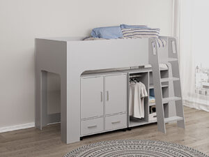 Flintshire Furniture Eden Mid Sleeper in Grey