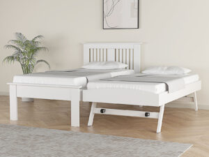 3ft Single Flintshire Furniture Hendre Guest Bed White