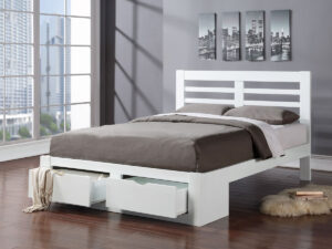 4ft6 Double Flintshire Furniture New Bretton White Bedstead