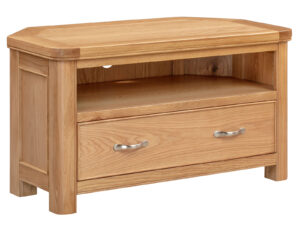 Furniture Mill Blenheim Oak Corner TV Unit