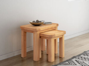 Furniture Mill Blenheim Oak Nest of Tables