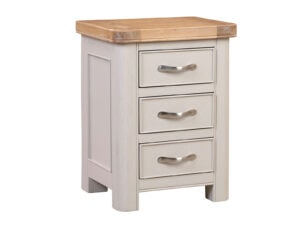 Furniture Mill Blenheim Painted Bedside with 3 Drawers