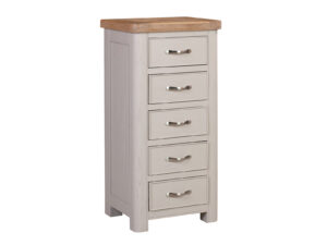 Furniture Mill Blenheim Painted Tall Chest with 5 Drawers