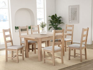 Furniture Mill Hampton Oak 120/153 Extending Dining Table