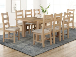 Furniture Mill Hampton Oak 140/200 Butterfly Extending Dining Table