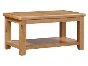 Furniture Mill Evesham Oak Coffee Table with Shelf
