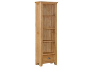 Furniture Mill Evesham Oak Slim Bookcase