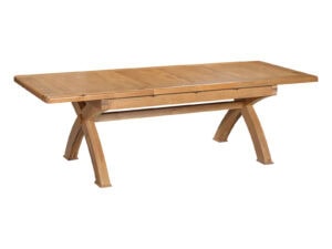 Furniture Mill Evesham Oak Small Cross Leg Table