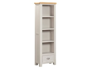 Furniture Mill Evesham Painted Slim Bookcase