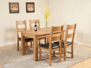 Furniture Mill Langley 120/153 Extending Dining Table