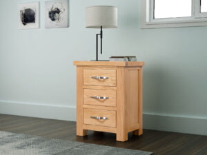 Furniture Mill Granada 3 Drawer Bedside