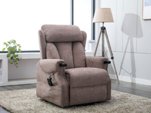 GFA Denmark Riser Recliner in Brushstroke Mocha Fabric