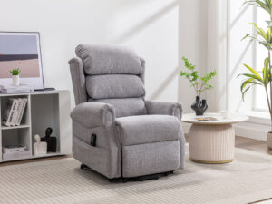 GFA Luxembourg Riser Recliner in Chacha Dove Fabric