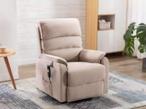 GFA Valencia Riser Recliner in Lisbon Wheat Fabric