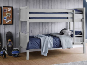 3ft Single Julian Bowen Bella Bunk Bed in Dove Grey