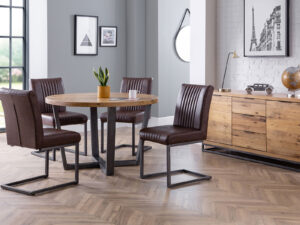 Julian Bowen Brooklyn Oak Round Table