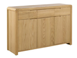 Julian Bowen Curve 3 Door 3 Drawer Sideboard