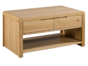Julian Bowen Curve Coffee Table with Large Drawer