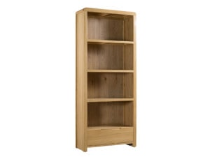 Julian Bowen Curve Tall Bookcase with Drawer