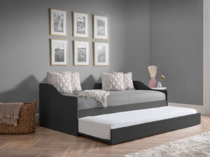 3ft Single Julian Bowen Elba Daybed in Anthracite