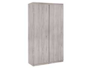 Julian Bowen Jupiter Wardrobe - 2 Door in Grey Oak