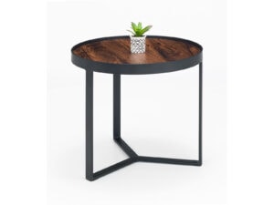 Julian Bowen Loft Lamp Table in Walnut