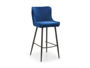 Julian Bowen Luxe Bar Stool in Blue