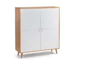 Julian Bowen Moritz 4 Door Cabinet in Oak