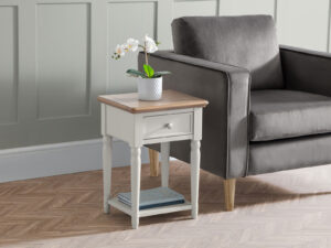 Julian Bowen Provence 1 Drawer Lamp Table