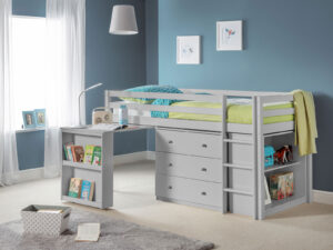 3ft Single Julian Bowen Roxy Sleepstation Bed in Dove Grey