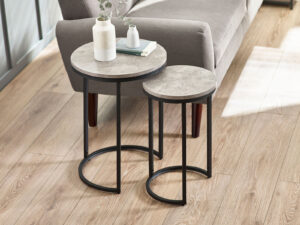 Julian Bowen Staten Round Nesting Side Table