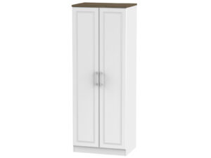 Welcome Furniture Kent Tall 2ft6 Plain Wardrobe