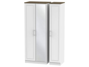 Welcome Furniture Kent Tall Triple Mirror Wardrobe