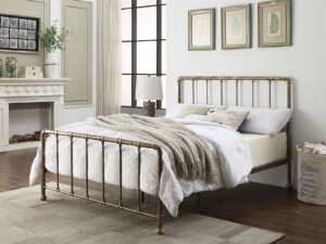 5ft King Size Flintshire Furniture Kinnerton Bedstead in Antique Bronze