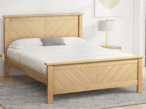4ft6 Double Limelight Kenji Oak Bedstead