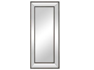 Furniture Mill Mirror Collection Bevelled Glass Mirror with Trim - Large