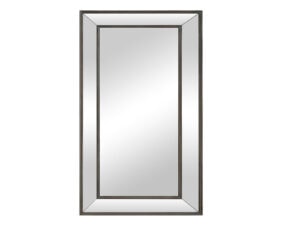 Furniture Mill Mirror Collection Bevelled Glass Mirror with Trim - Small