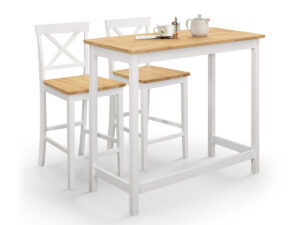 Julian Bowen Marlow Bar Set with 2 Bar Stools