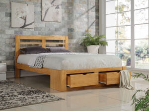 4ft6 Double Flintshire Furniture New Bretton Oak Bedstead