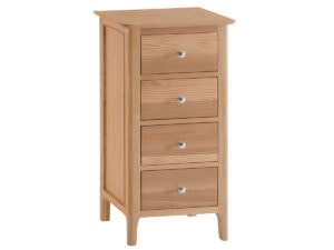 Furniture Mill Newmarket 4 Drawer Narrow Chest